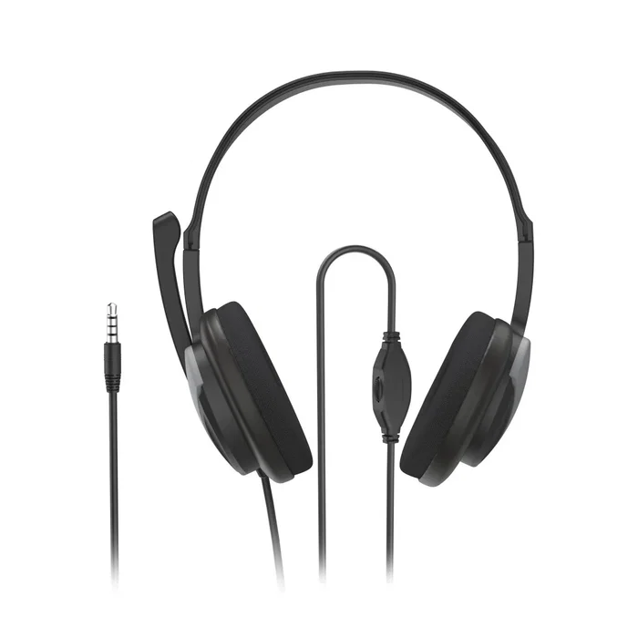 Hama Headset HS-P100 V2 Jack 3.5 Estéreo Cable 2m Color Negro