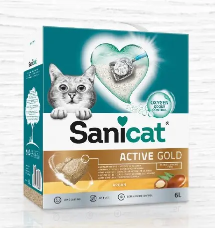 Sanicat Active Gold Arena para Gato 6L Sanicat Active Gold Arena para Gato 6L