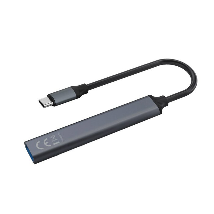 Concentrador usb-c savio ak-71 - 3 x usb-a 2.0, 1 x usb-a 3.0, 4 en 1, 5 gbps
