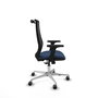PIQUERAS Y CRESPO Silla de oficina Mardos con mecanismo Sincro Azul marino y Negro