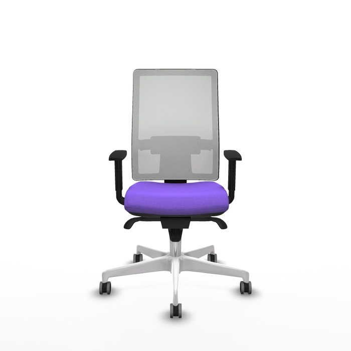 PIQUERAS Y CRESPO Silla de oficina Horna con mecanismo Sincro, Lila y Blanco PIQUERAS Y CRESPO Silla de oficina Horna con mecanismo Sincro, Lila y Blanco