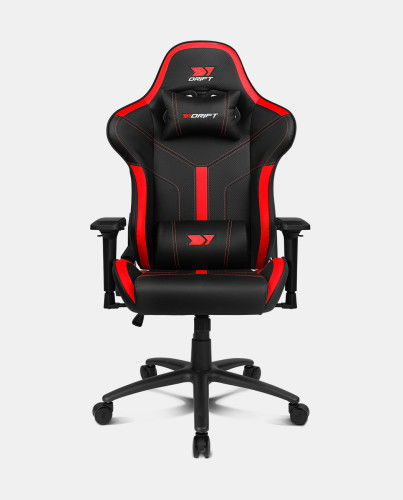 Drift Butaca Gaming DR350BR | Silla Ergonómica Negra y Roja con Reposabrazos 4D, Cojines Lumbar y Cervical, Respaldo Ajustable 90-135 Grados Drift Butaca Gaming DR350BR | Silla Ergonómica Negra y Roja con Reposabrazos 4D, Cojines Lumbar y Cervical, Respaldo Ajustable 90-135 Grados