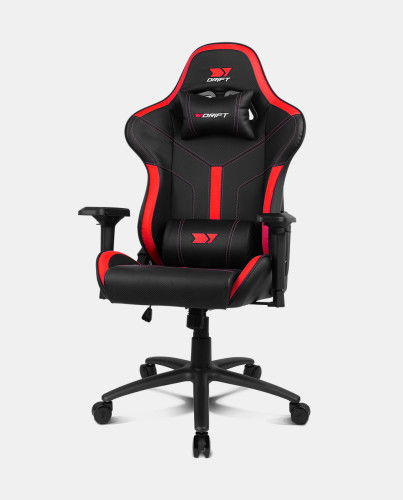 Drift Butaca Gaming DR350BR | Silla Ergonómica Negra y Roja con Reposabrazos 4D, Cojines Lumbar y Cervical, Respaldo Ajustable 90-135 Grados Drift Butaca Gaming DR350BR | Silla Ergonómica Negra y Roja con Reposabrazos 4D, Cojines Lumbar y Cervical, Respaldo Ajustable 90-135 Grados