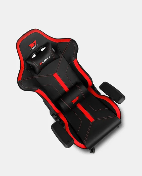 Drift DR350 Silla Gaming con Reposabrazos 4D Negro y Rojo