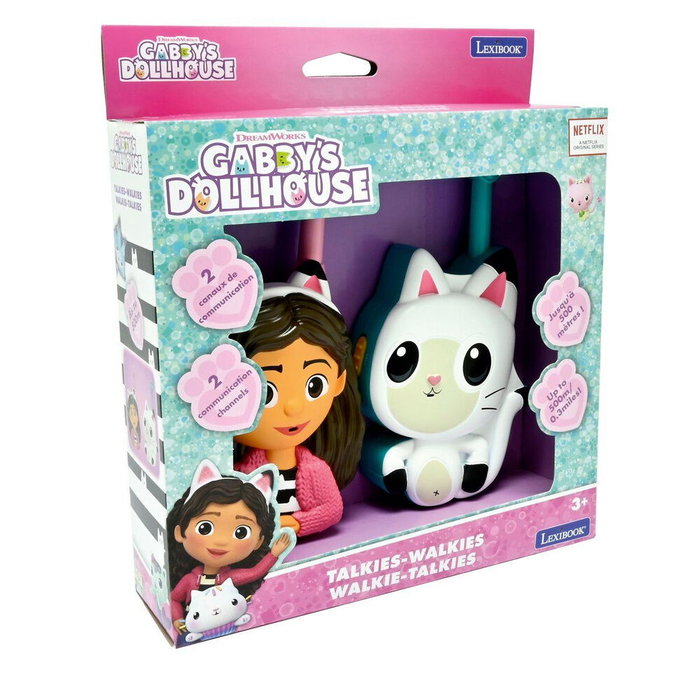 LEXIBOOK Walkie-Talkies 3D La Casa de Muñecas de Gabby LEXIBOOK Walkie-Talkies 3D La Casa de Muñecas de Gabby