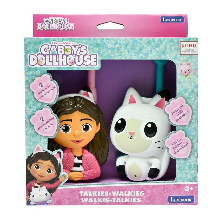 LEXIBOOK Walkie-Talkies 3D La Casa de Muñecas de Gabby LEXIBOOK Walkie-Talkies 3D La Casa de Muñecas de Gabby