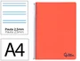 Liderpapel Cuaderno Espiral A4 Wonder Rojo 80 Hojas