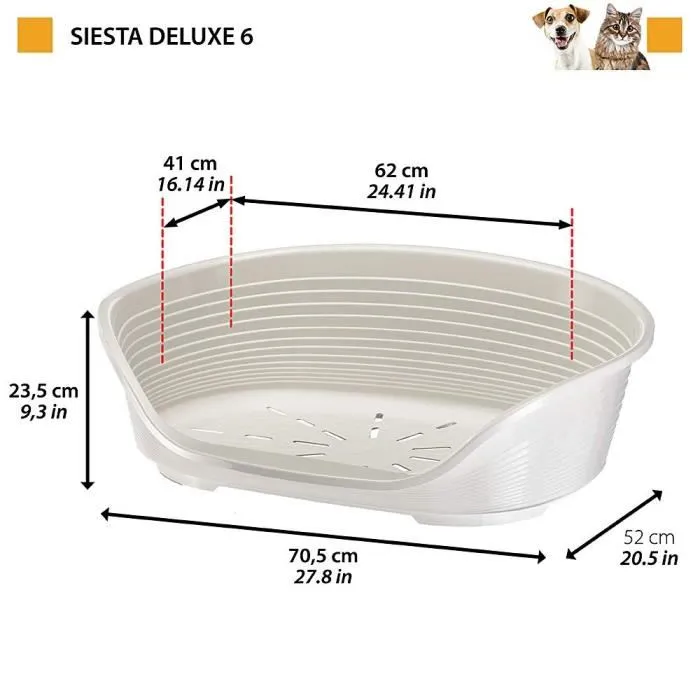 Ferplast Cama Siesta Deluxe 6 Negro Ferplast Cama Siesta Deluxe 6 Negro