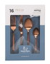 Santa Clara Cubertería de Acero Inoxidable 16 Piezas Antiga Cobre - 28,4 cm de Alto (6 Unidades)