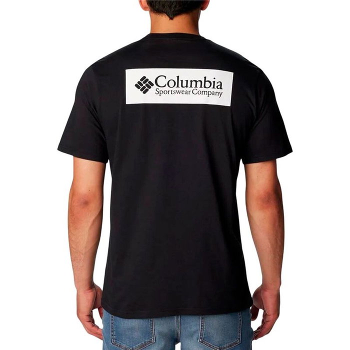 Camiseta de Manga Corta Hombre Columbia North Cascades™ Negro 9-10 Años