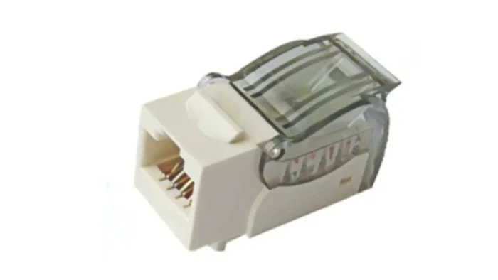 Pashak Conector Keystone UTP Cat. 6a Toolless 90° Blanco