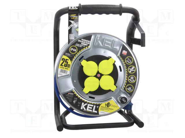KEL Prolongador de Alimentación H07BQ-F 3G2,5mm2 25m Azul