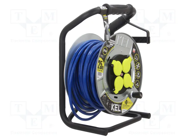 KEL Prolongador de Alimentación H07BQ-F 3G2,5mm2 25m Azul