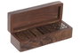 DKD Home Decor Juego de Dominó de Acacia Marrón y Dorado Set de 2 piezas