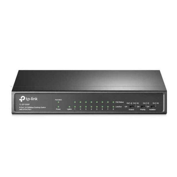 TP-Link TL-SF1009P Switch de 9 Puertos con 8 Puertos PoE+ TP-Link TL-SF1009P Switch de 9 Puertos con 8 Puertos PoE+