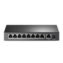 TP-Link TL-SF1009P Switch No Administrado Fast Ethernet PoE 9 Puertos Negro