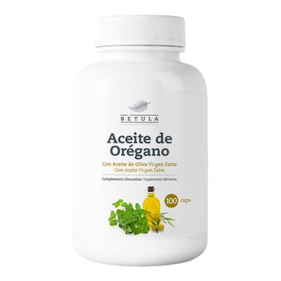 Betula Orégano Aceite 100 Cápsulas Betula Orégano Aceite 100 Cápsulas