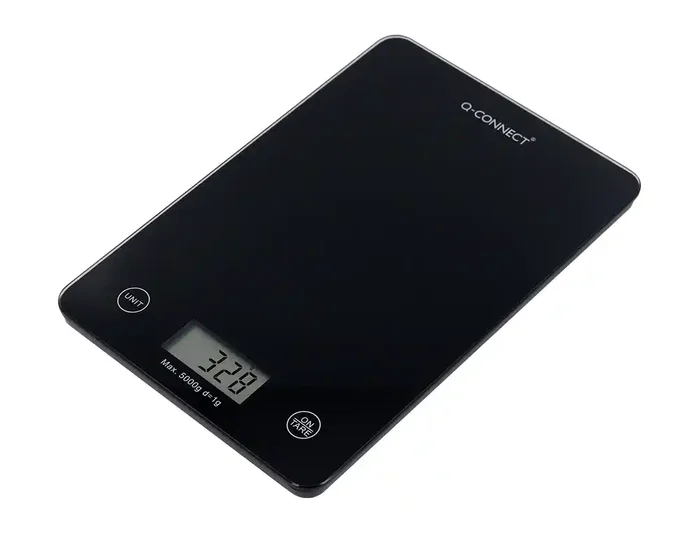 Q-connect Báscula de precisión digital con pantalla LCD KF19057