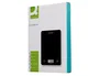 Q-connect Báscula de precisión digital con pantalla LCD KF19057