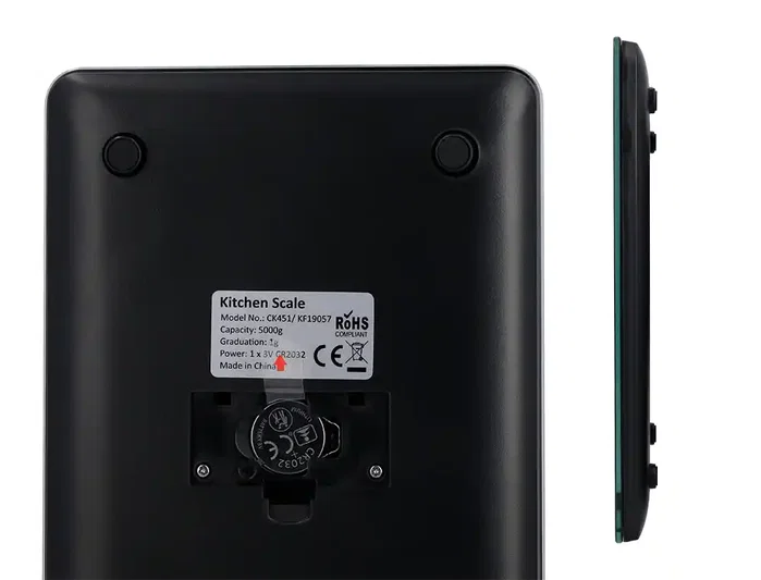Q-connect Báscula de precisión digital con pantalla LCD KF19057