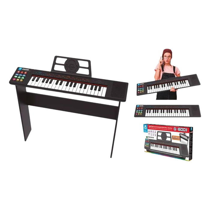iDance Teclado electrónico 37 teclas con base de madera, negro iDance Teclado electrónico 37 teclas con base de madera, negro