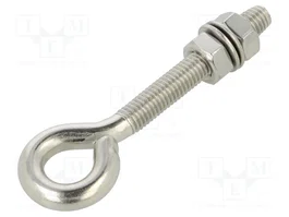 OMRON Tornillo con anillo de acero inoxidable para fijar cuerda (8 uds.)