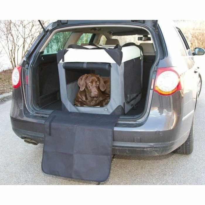 Kerbl Caja de Transporte Journey 70 x 52 x 52 cm Gris / Beige