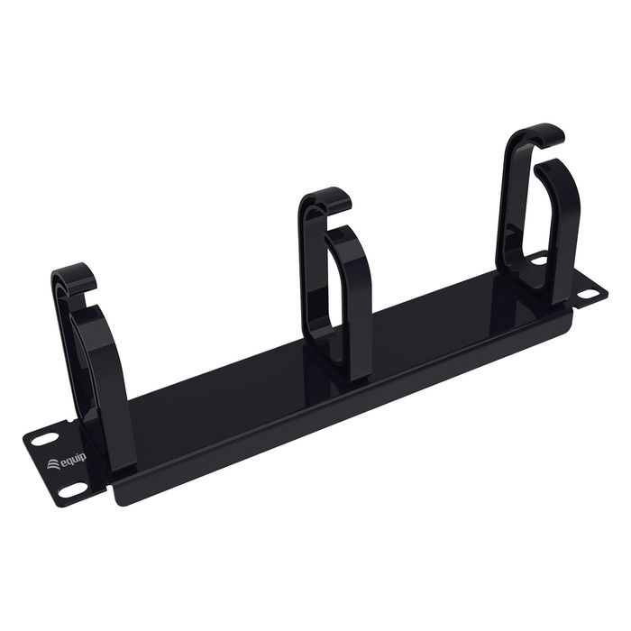 Equip 327341 Panel de Gestión de Cables 1U Plástico Acero Negro