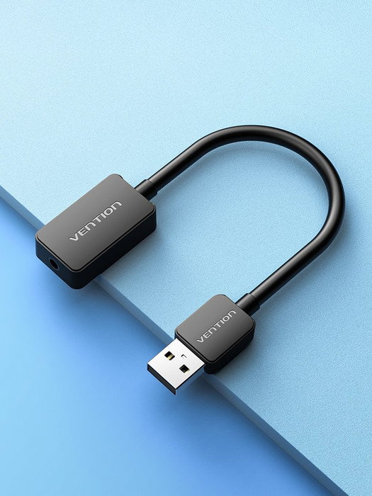 Vention Tarjeta de sonido externa CDZB0 USB con jack 3,5 mm