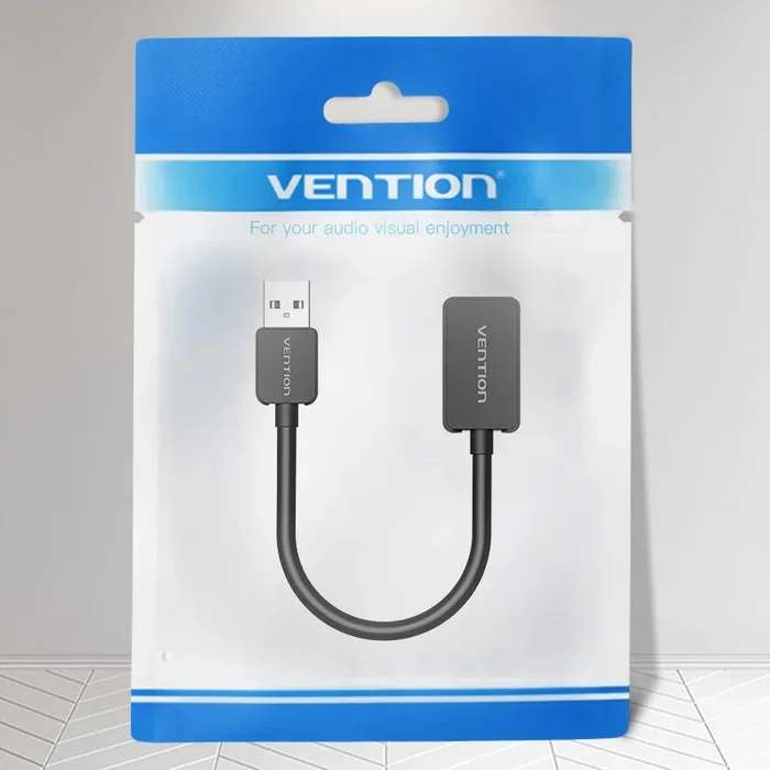 Vention Tarjeta de sonido externa CDZB0 USB con jack 3,5 mm