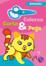 BASE Colorea, corta y pega. Animales