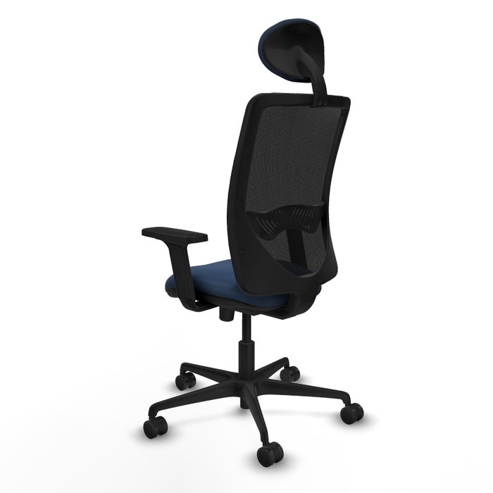 PIQUERAS Y CRESPO Silla de oficina Zulema con mecanismo Sincro, Azul marino y Negro PIQUERAS Y CRESPO Silla de oficina Zulema con mecanismo Sincro, Azul marino y Negro
