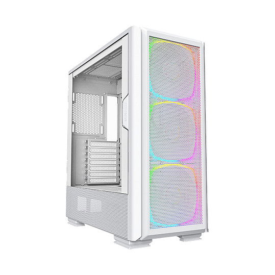 Montech SKY TWO GX Torre Caja PC Blanca ATX EATX micro ATX Mini-ITX Vidrio Templado Ventana Lateral Iluminacion RGB