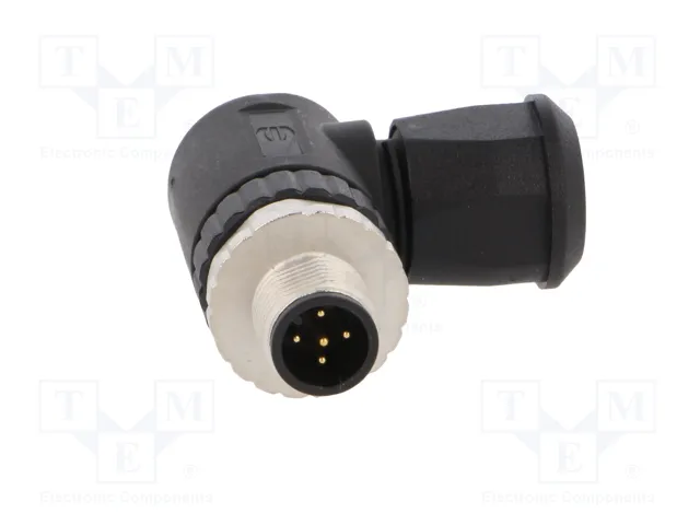 HARTING Conector M12 Macho 5 Pines Código A 90° Industrial