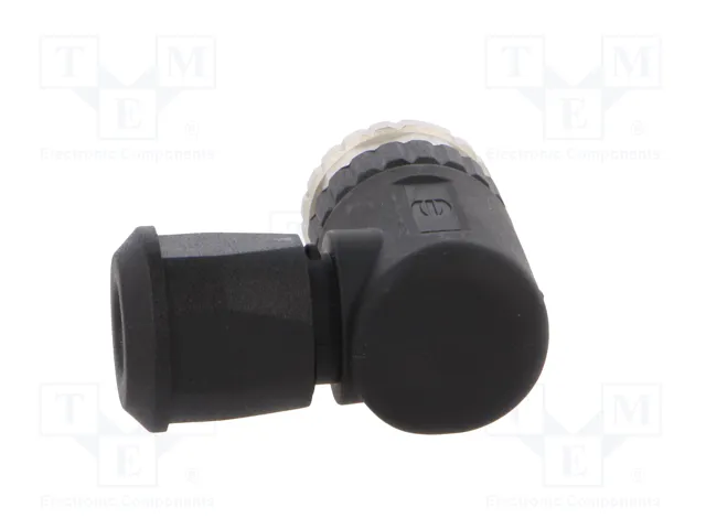 HARTING Conector M12 Macho 5 Pines Código A 90° Industrial