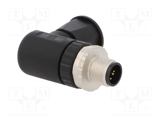 HARTING Conector M12 Macho 5 Pines Código A 90° Industrial