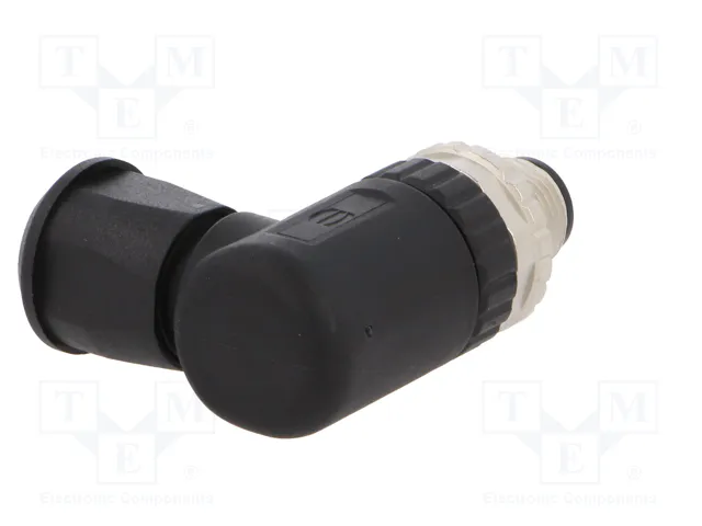 HARTING Conector M12 Macho 5 Pines Código A 90° Industrial