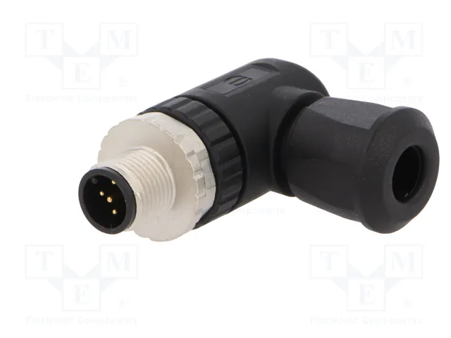 HARTING Conector M12 Macho 5 Pines Código A 90° Industrial