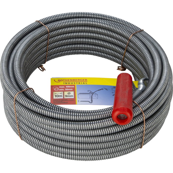 Rothenberger Desbloqueador de cabeza de gancho flexible Ø6 mm - L10 m Rothenberger Desbloqueador de cabeza de gancho flexible Ø6 mm - L10 m