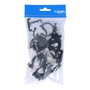 Edm Abrazadera M-32 Nylon Negra para Ferroplast Bolsa 10 Unidades
