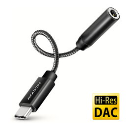Axagon ADA-HC Adaptador de audio Hi-Res USB-C a 3,5 mm