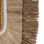 Mural Pared Fibra Natural Decoración 30 X 8 X 38 cm