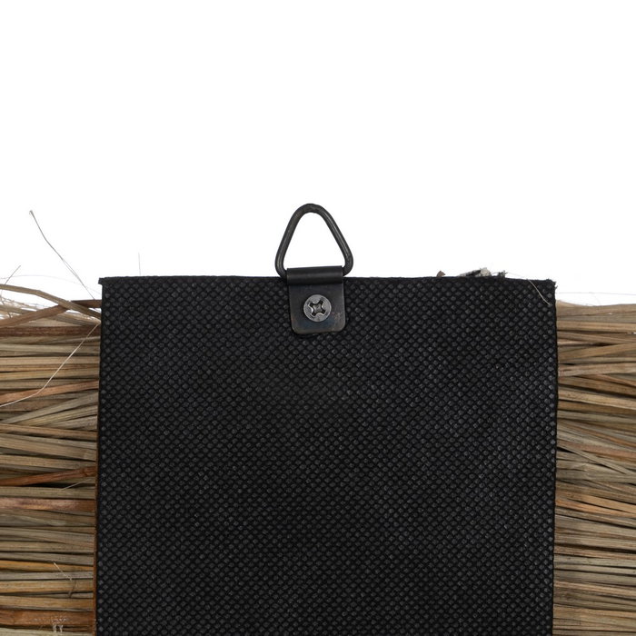 Mural Pared Fibra Natural Decoración 30 X 8 X 38 cm Mural Pared Fibra Natural Decoración 30 X 8 X 38 cm