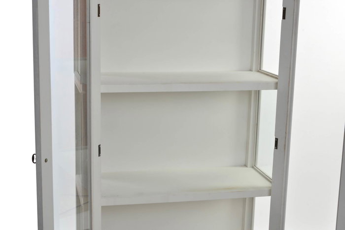 DKD Home Decor Vitrina Madera y Cristal Versalles3 Blanco