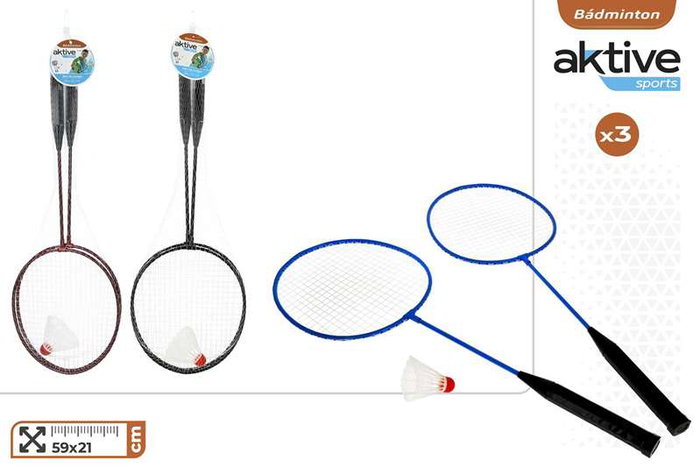 Color Baby Raqueta Badminton 59x21 cm Metal + Fabric Color Baby Raqueta Badminton 59x21 cm Metal + Fabric