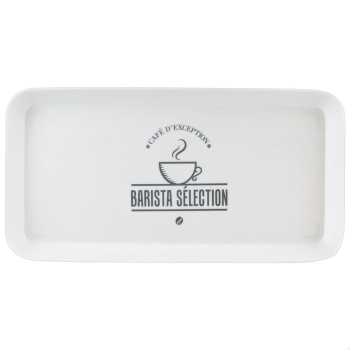 Saveur et Degustation Bandeja de Melamina 30x15 cm con Ilustraciones Sobrias