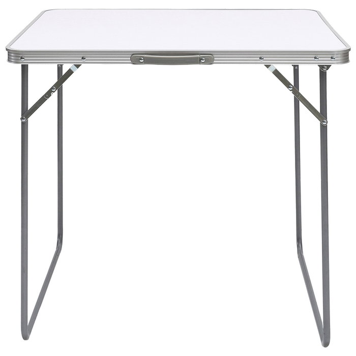 Home Deco Factory Mesa Plegable Blanca 80x60 cm Mesa de Camping