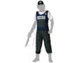 Disfraz de Policía Hombre Adulto - Chaleco, Gorra, Camiseta y Pantalón - Talla XL - Negro/Azul