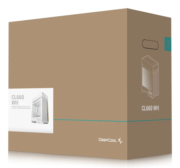 Deepcool Caja de PC CL660 Blanco ATX Tower