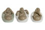 DKD Home Decor Figura de Buda en Resina Surtida